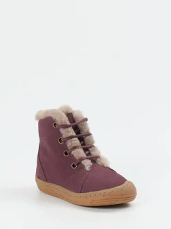 Froddo – Stiefeletten aus Veloursleder Pflaume