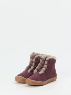 Froddo – Stiefeletten aus Veloursleder Pflaume