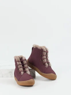 Froddo – Stiefeletten aus Veloursleder Pflaume