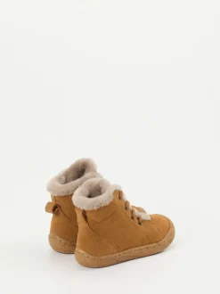 Froddo – Stiefeletten aus Veloursleder cognacbraun