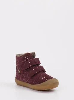 Froddo – Winter-Boots aus Nubukleder bordeauxrot