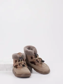 Froddo – Winterboots aus Nubukleder beigebraun