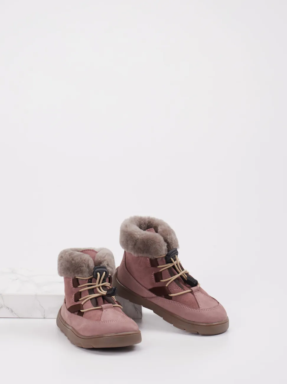 Froddo – Winterboots aus Nubukleder in Rosa