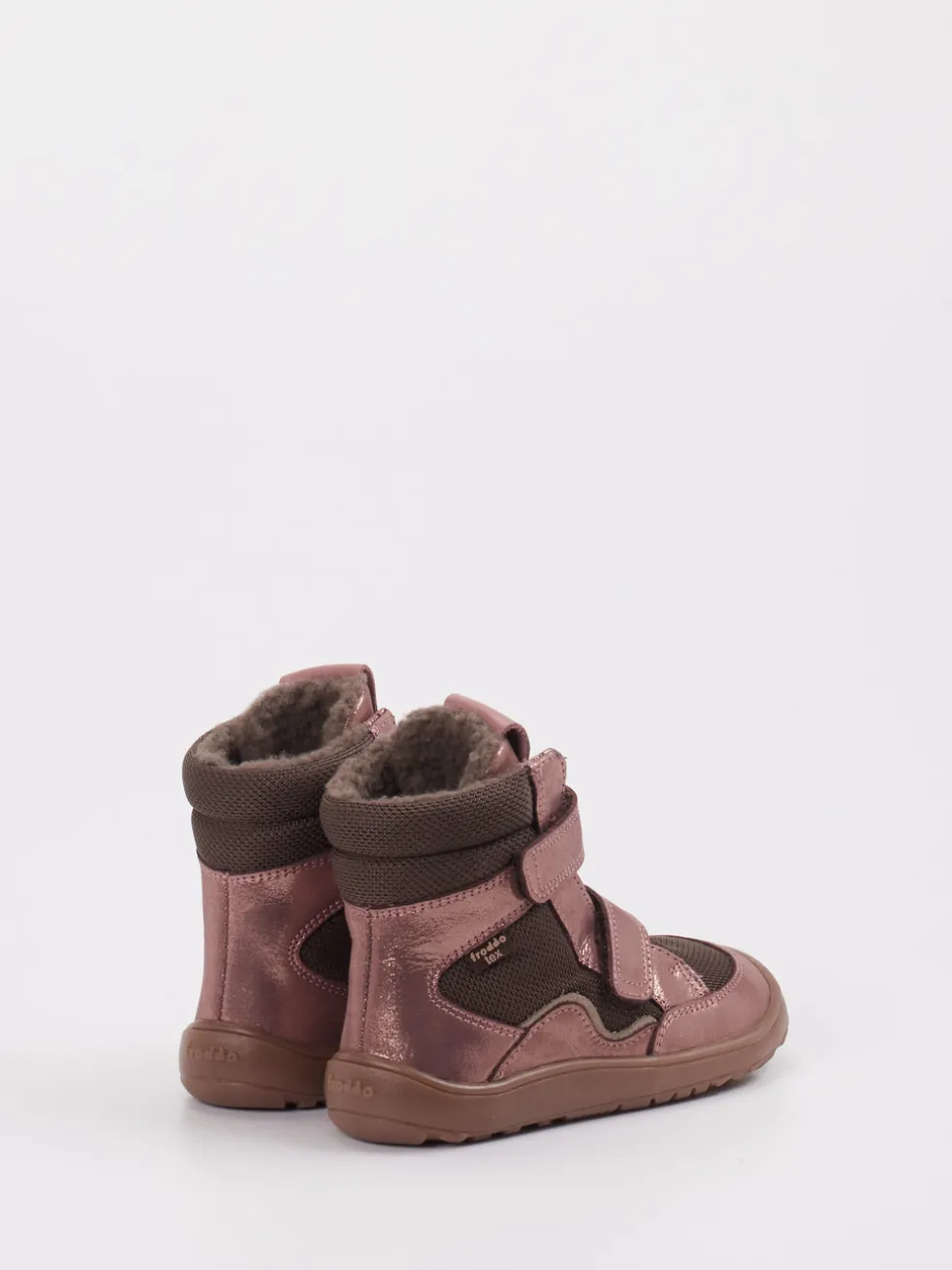 Froddo – Winterstiefel aus geprägtem Leder rosé