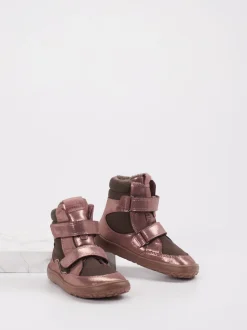 Froddo – Winterstiefel aus geprägtem Leder rosé