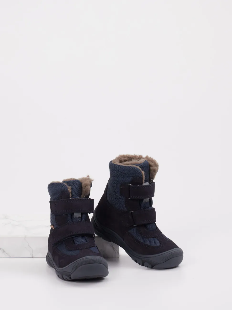 Froddo – Winterstiefel aus Veloursleder blau