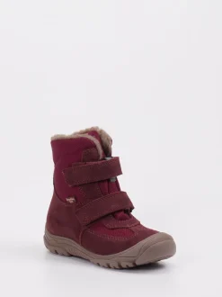 Froddo – Winterstiefel aus Veloursleder bordeauxrot