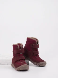 Froddo – Winterstiefel aus Veloursleder bordeauxrot