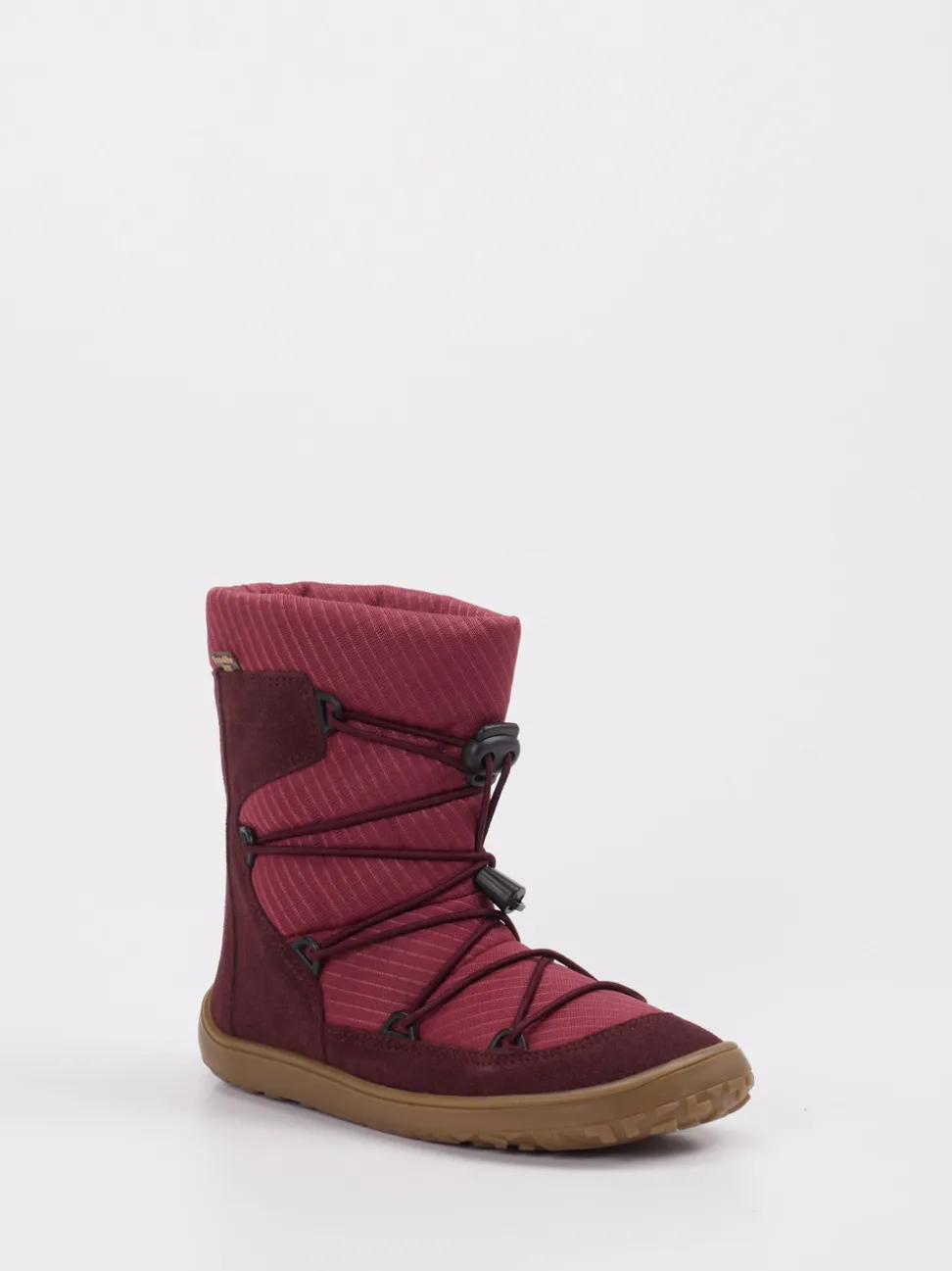Froddo – Winterstiefel aus Veloursleder bordeauxrot