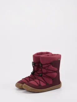 Froddo – Winterstiefel aus Veloursleder bordeauxrot