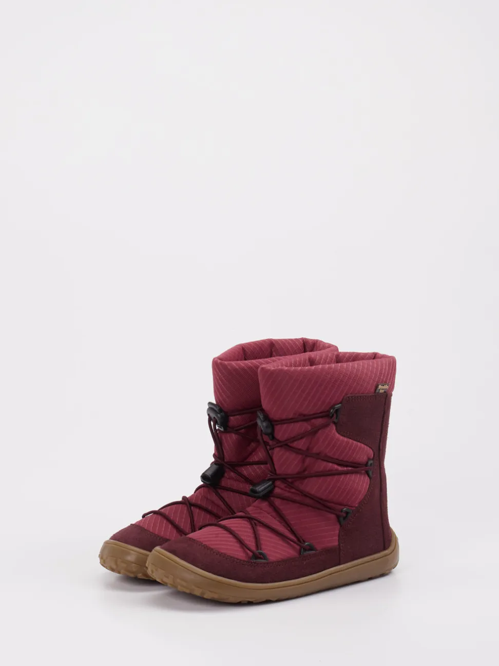 Froddo – Winterstiefel aus Veloursleder bordeauxrot