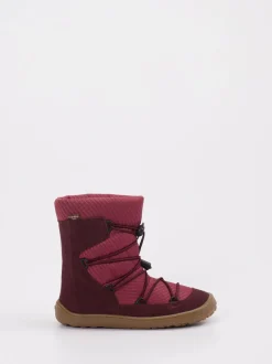 Froddo – Winterstiefel aus Veloursleder bordeauxrot