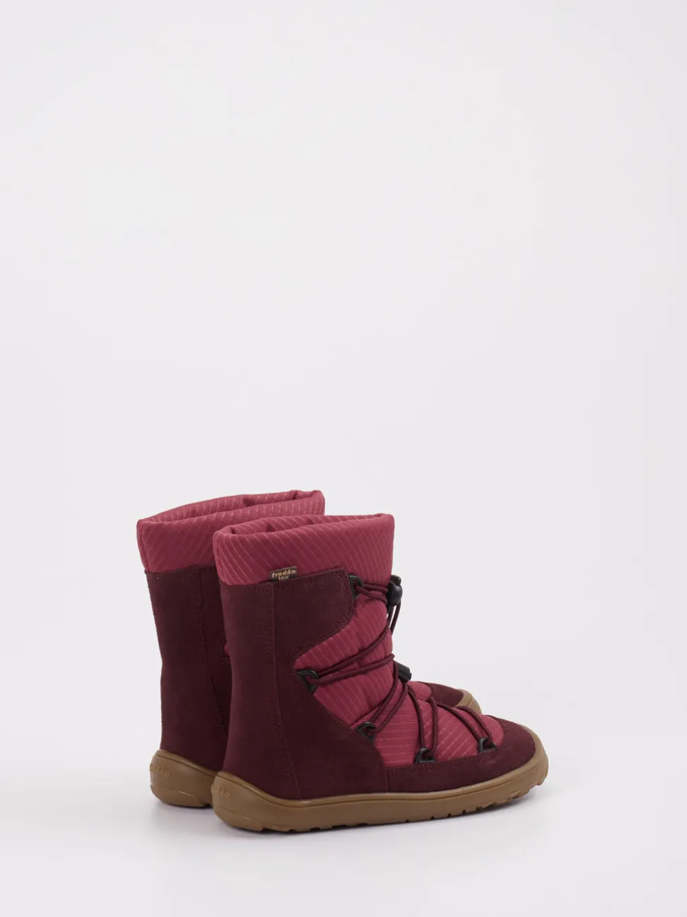 Froddo – Winterstiefel aus Veloursleder bordeauxrot