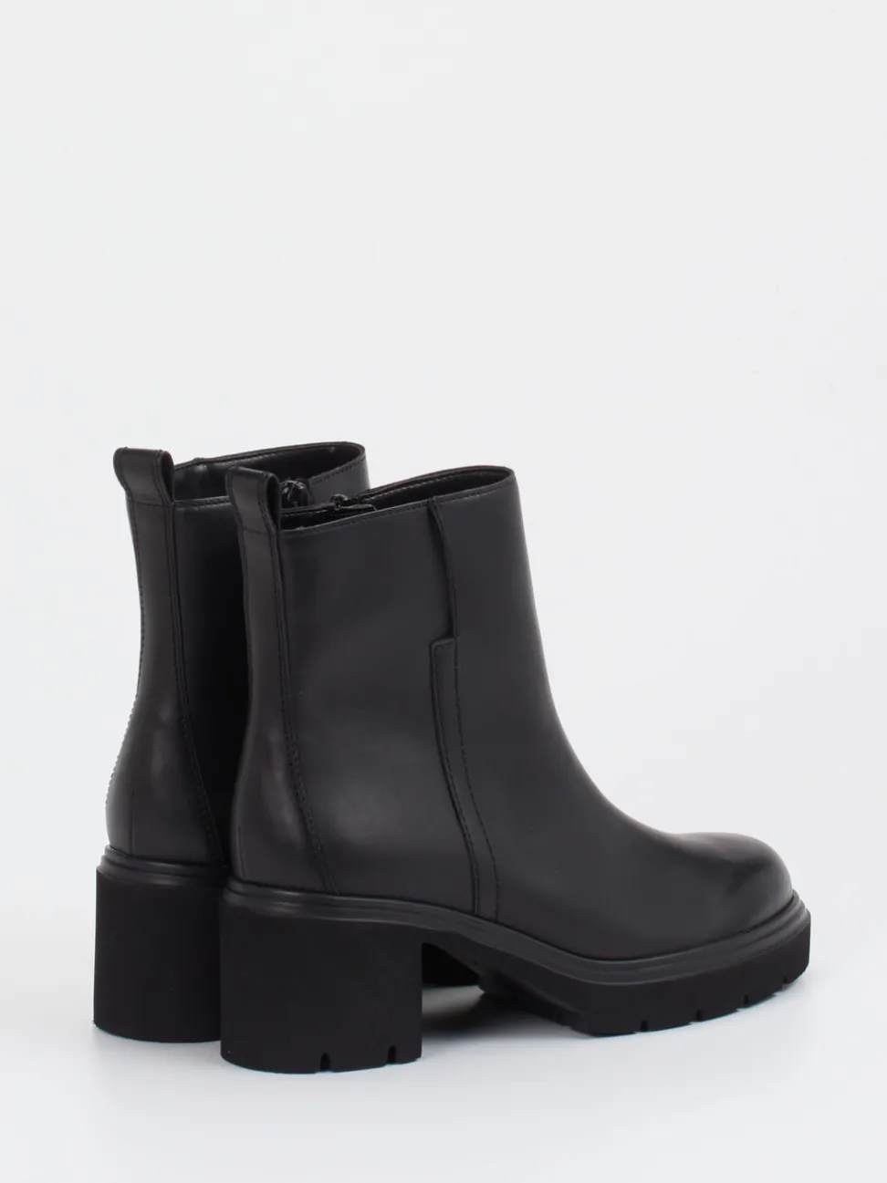 Gabor – Blockabsatz-Stiefelette aus Kalbleder schwarz