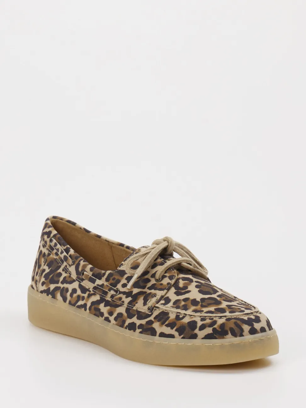 Gabor – Bootsschuh aus Veloursleder mit Leoprint