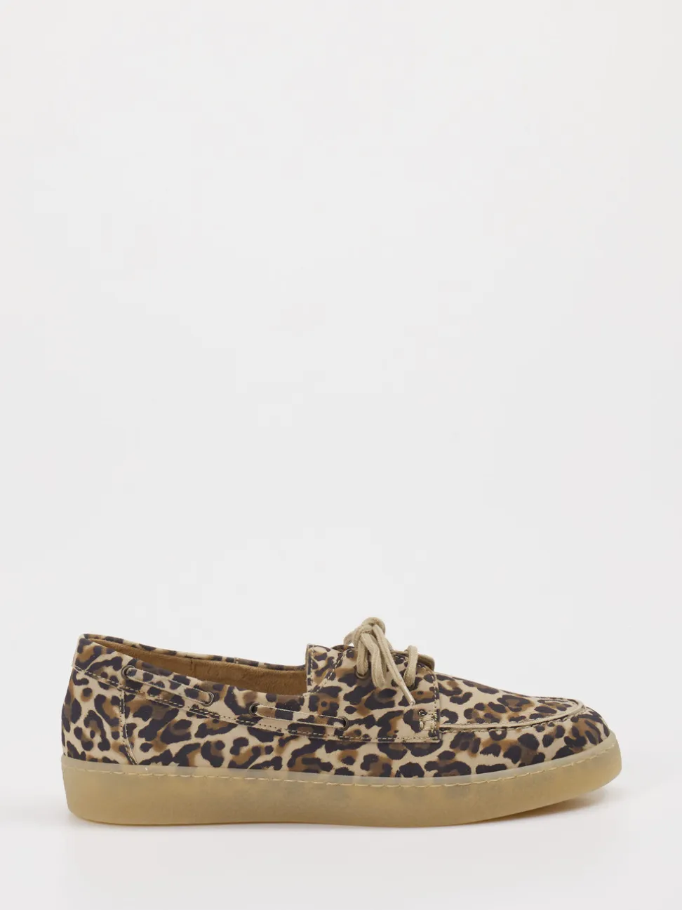 Gabor – Bootsschuh aus Veloursleder mit Leoprint