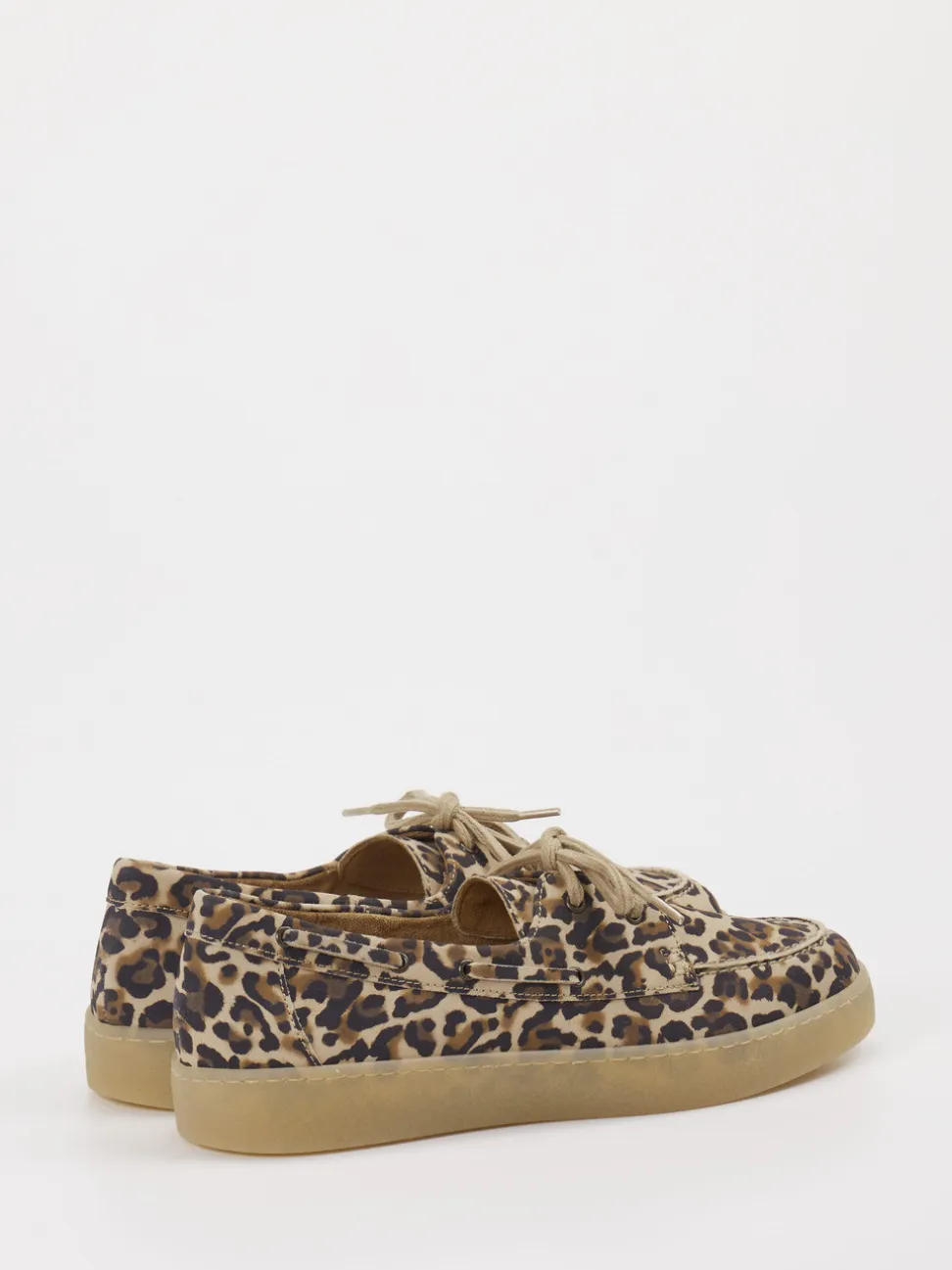 Gabor – Bootsschuh aus Veloursleder mit Leoprint