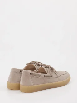 Gabor – Bootsschuh aus Veloursleder beigegrau