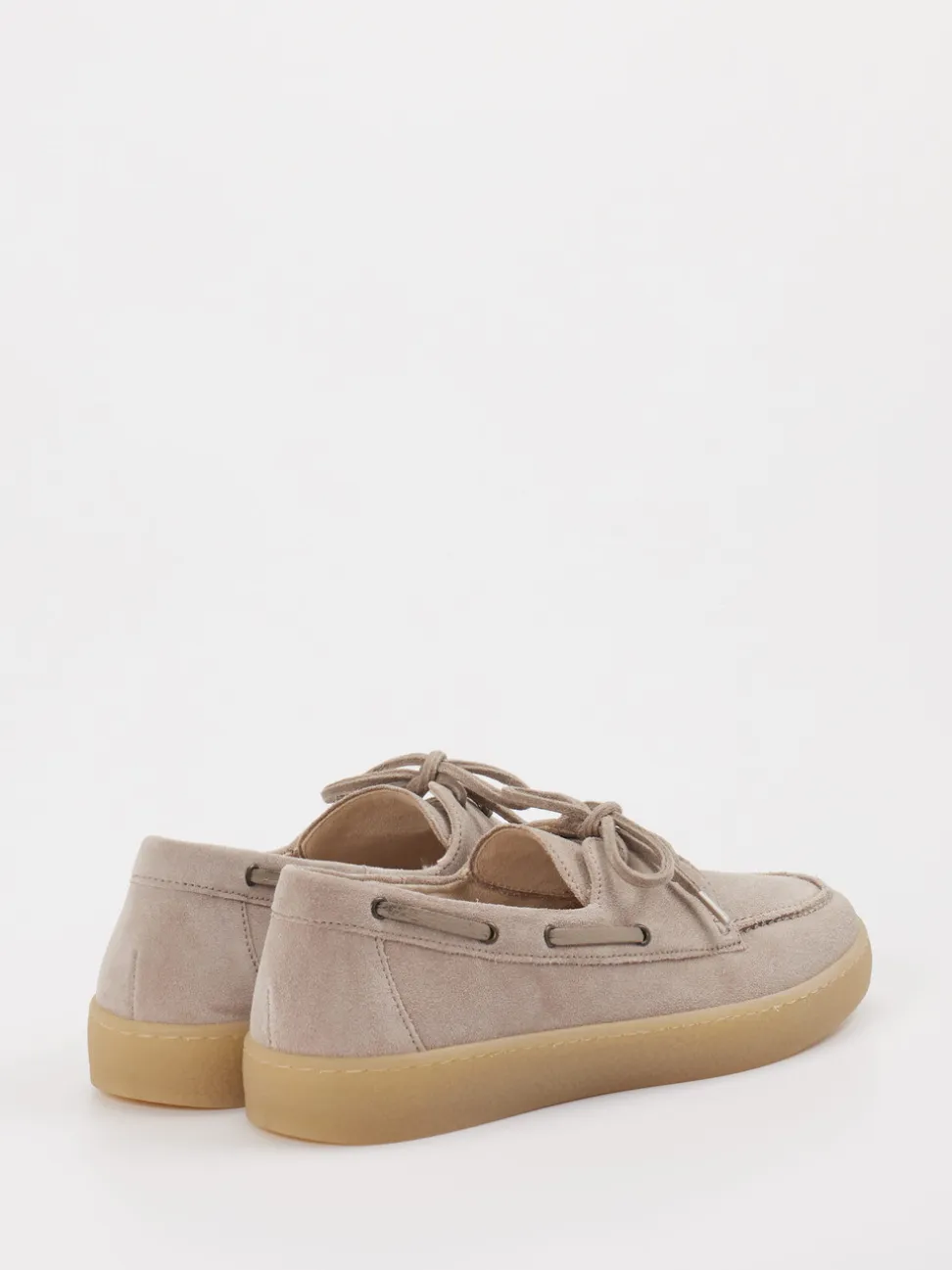Gabor – Bootsschuh aus Veloursleder beigegrau