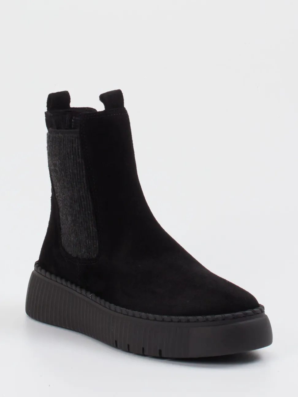 Gabor – Chelsea Boots aus Lammleder Schwarz