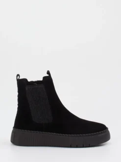 Gabor – Chelsea Boots aus Lammleder Schwarz