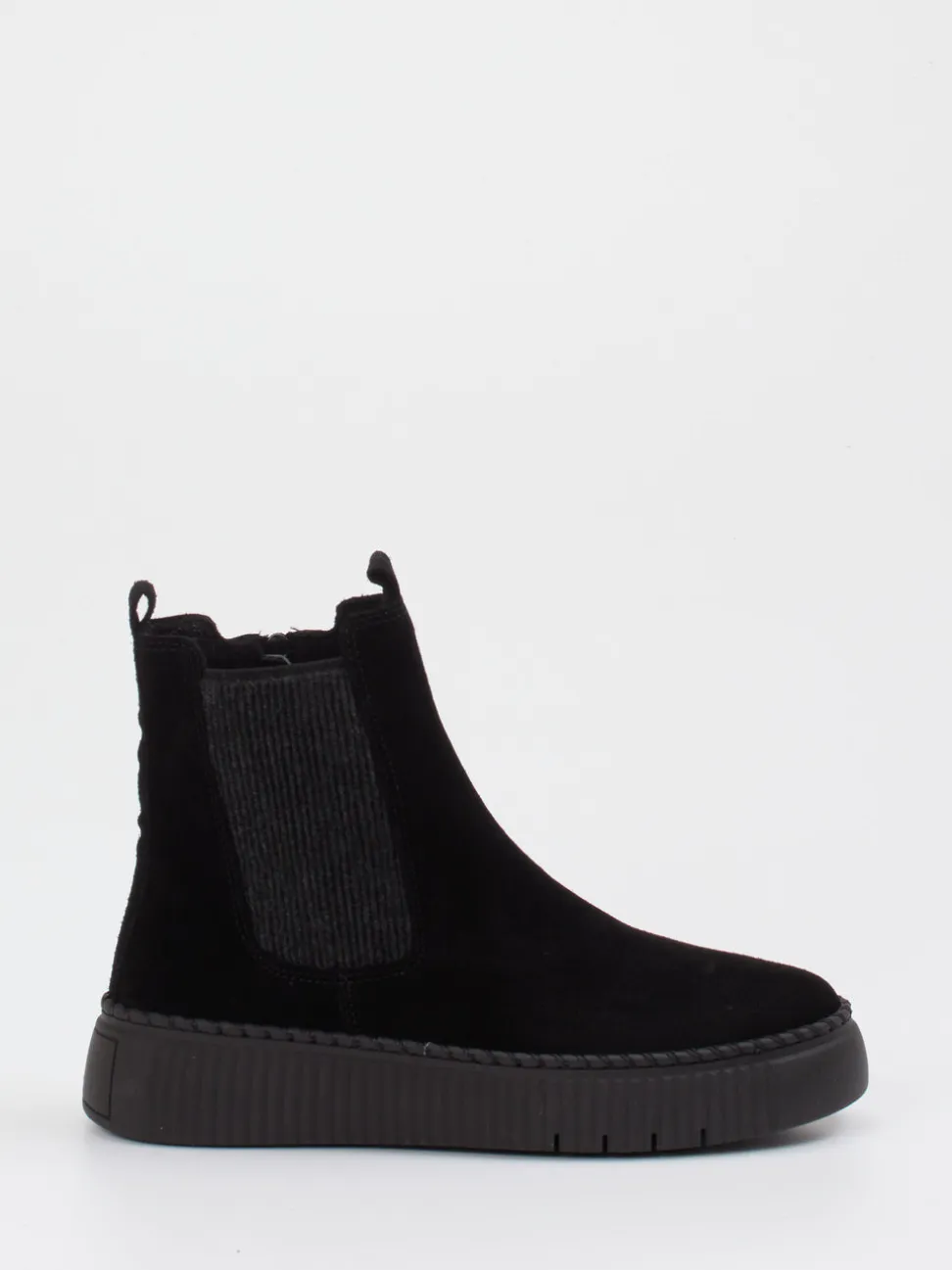 Gabor – Chelsea Boots aus Lammleder Schwarz