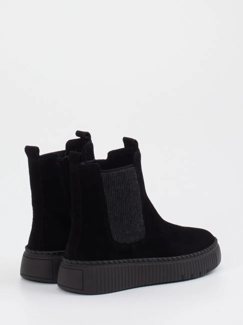 Gabor – Chelsea Boots aus Lammleder Schwarz