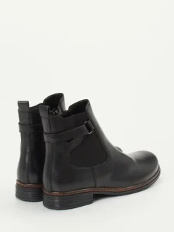 Gabor – Chelsea Boots aus Kalbleder schwarz glänzend