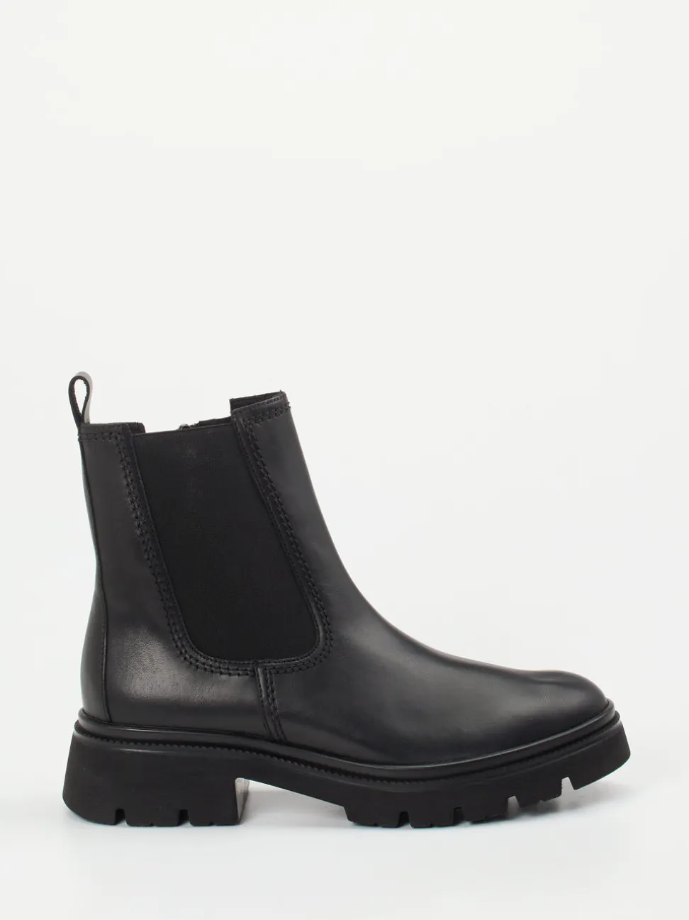 Gabor – Chelsea Boots aus Glattleder Schwarz
