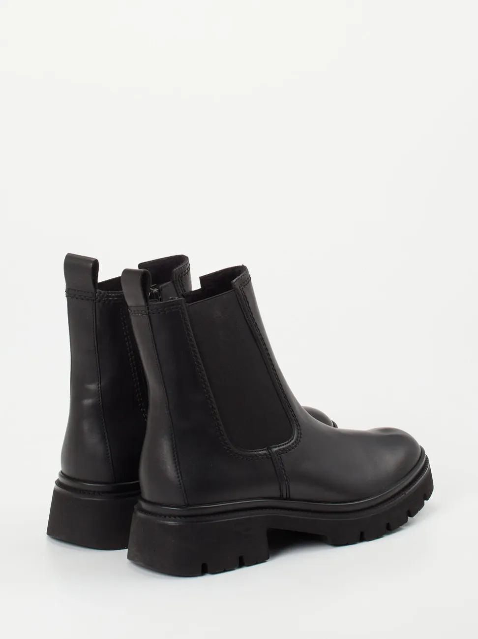 Gabor – Chelsea Boots aus Glattleder Schwarz
