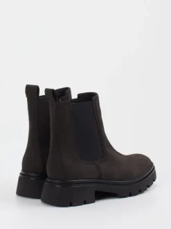 Gabor – Chelsea Boots aus Nubukleder Dunkelgrau