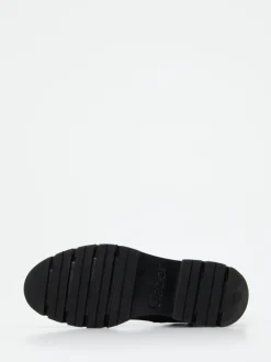 Gabor – Chelsea Boots aus Veloursleder Dunkelviolett