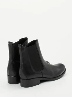 Gabor – Chelsea-Stiefeletten aus Kalbleder Schwarz