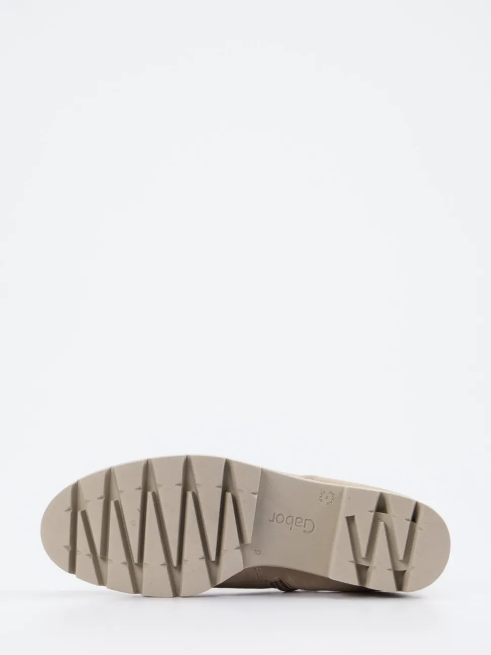 Gabor – Chelsea-Stiefelette aus Veloursleder Beige