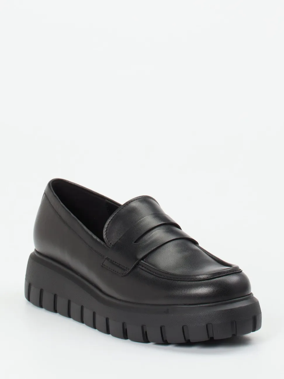 Gabor – Chunky-Loafer aus Lammleder Schwarz