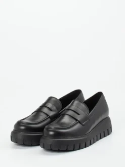 Gabor – Chunky-Loafer aus Lammleder Schwarz