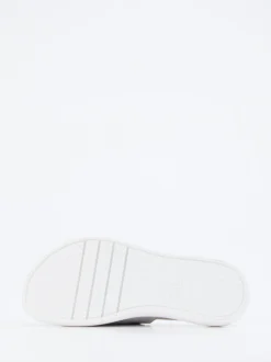 Gabor – Damen-Slides aus Metallicleder silber