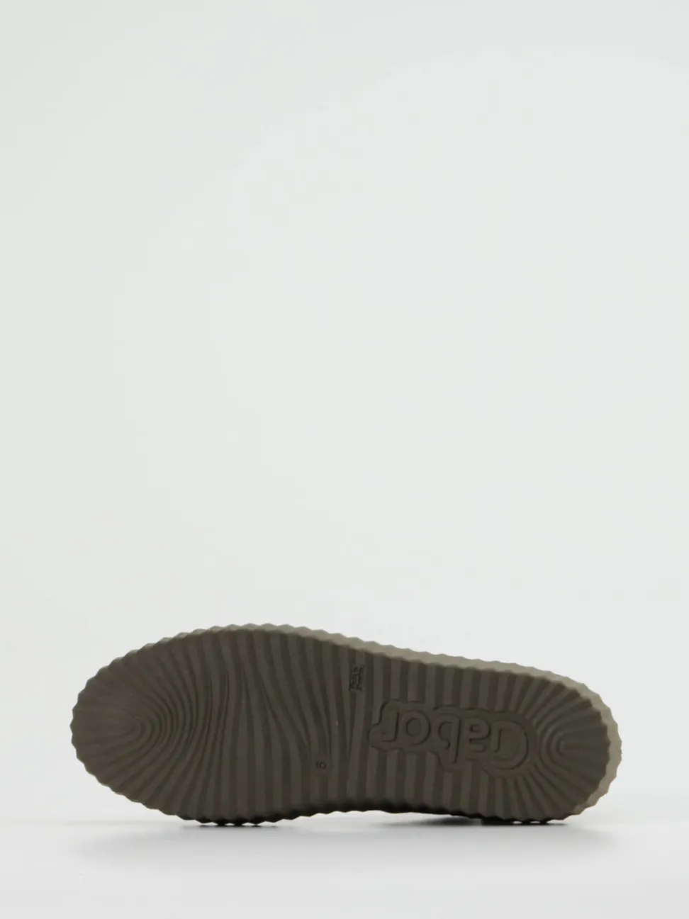 Gabor – High-Top-Sneaker aus Veloursleder Taupe