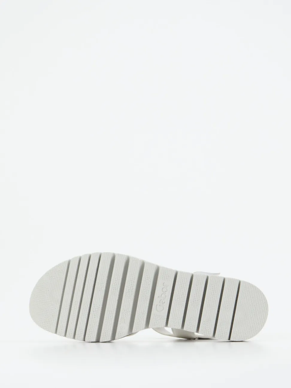 Gabor – Keilsandalette aus Lammleder Offwhite