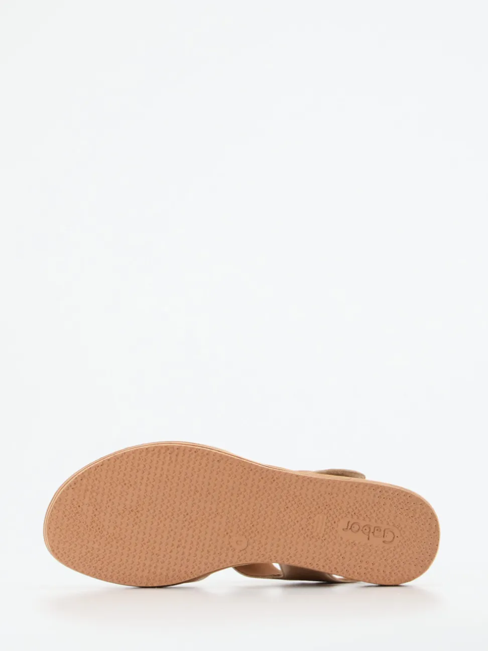 Gabor – Keilsandalette aus Metallicleder goldfarben