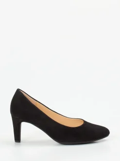 Gabor – Klassische Pumps aus Veloursleder schwarz