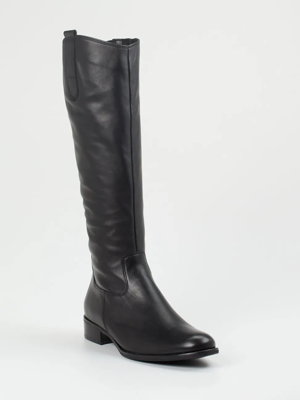 Gabor – Kniehohe Stiefel aus Kalbleder schwarz