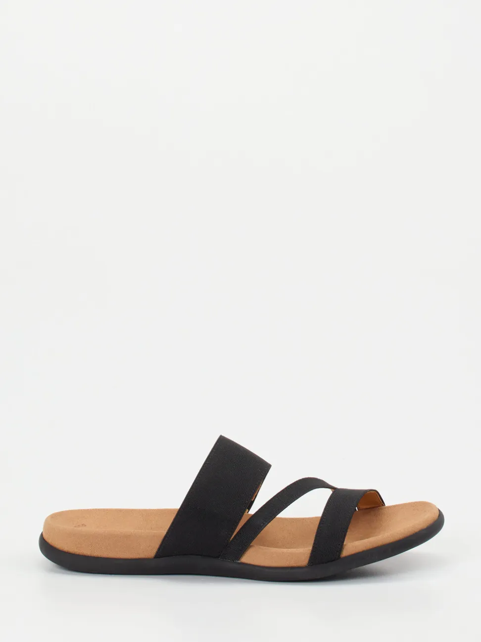 Gabor – Komfort-Pantolette aus Textil in Schwarz