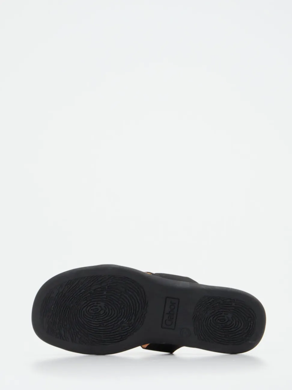 Gabor – Komfort-Pantolette aus Textil in Schwarz