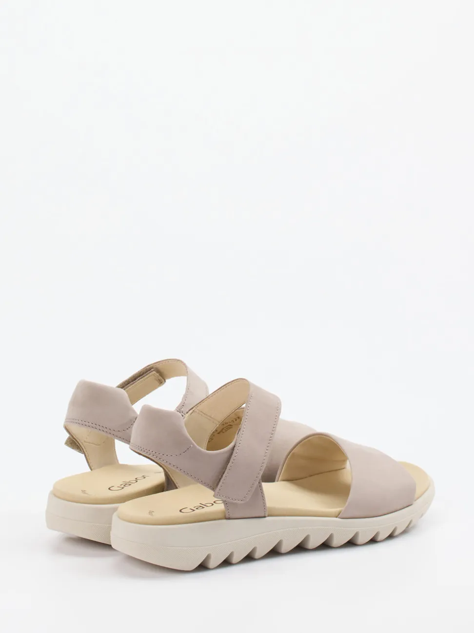 Gabor – Komfort-Sandale aus Nubukleder beige