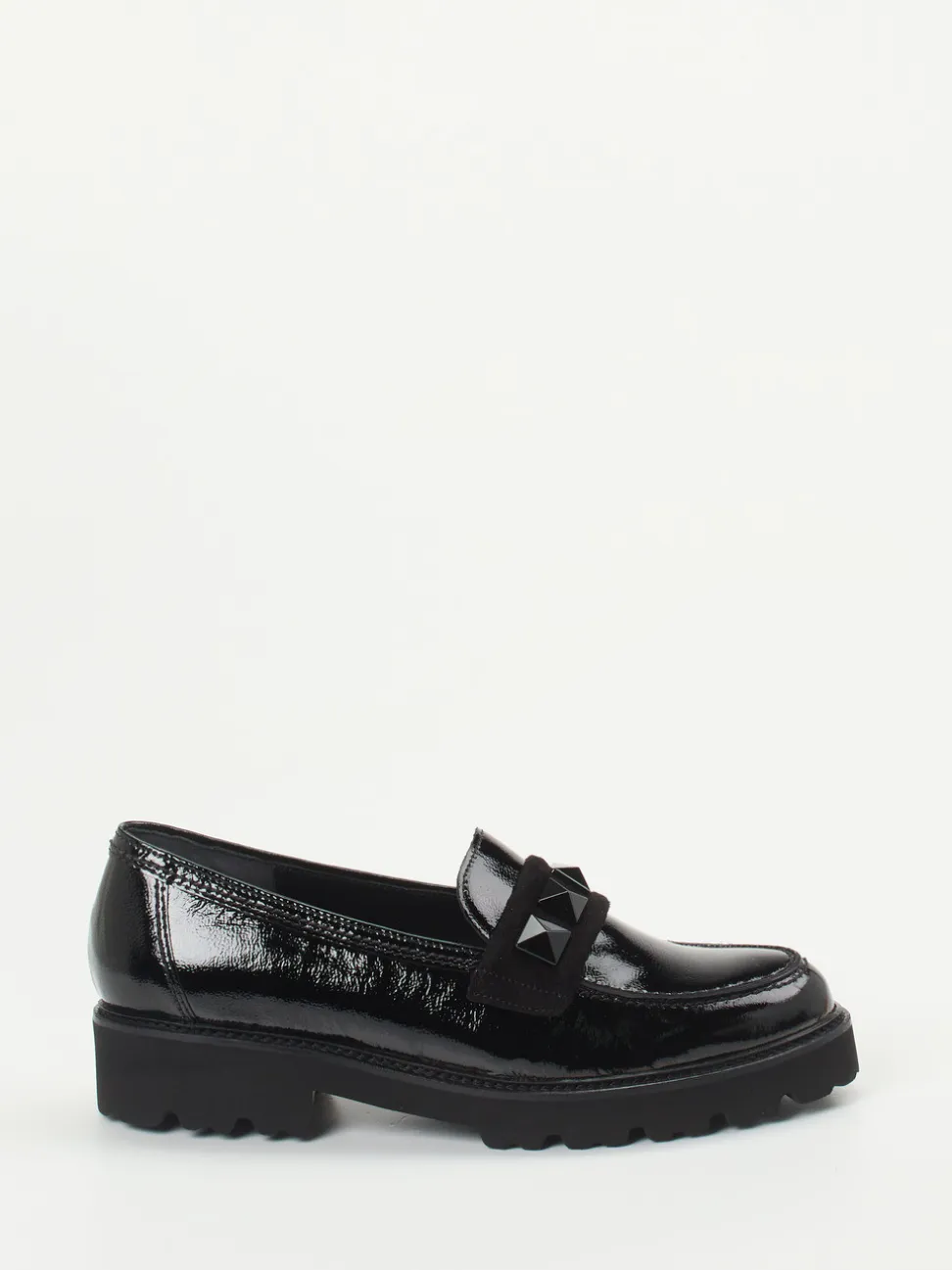 Gabor – Loafer aus Lackleder in Schwarz