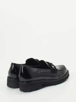 Gabor – Loafer aus Lackleder in Schwarz