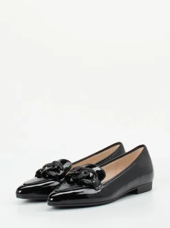 Gabor – Loafer aus Lackleder schwarz glänzend