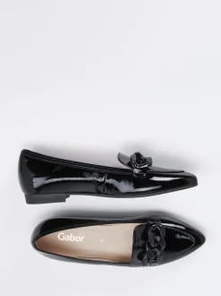Gabor – Loafer aus Lackleder schwarz glänzend