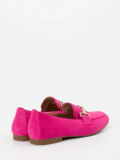 Gabor – Loafer aus Veloursleder in Pink